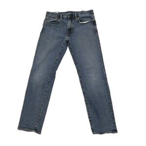 Gap Straight Leg Jeans Mens 33x32 Blue Denim Cotton Mid Rise